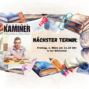cartaz club de lectura de alemán