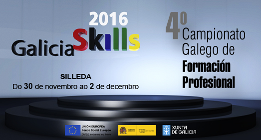 Galiciaskills 2016 do 30 de novembro ao 2 de decembro